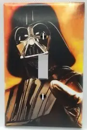 'New!' LARGER SIZE! Darth Vadar - Light Switch Cover - Single Toggle