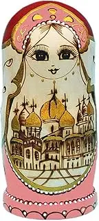 Matryoshka Russian Nesting Doll 10 Pieces Traditional Russian Nesting Dolls Wooden Decoration Gift Doll Creative Home Decoration Gifts Christmas Wish Gift