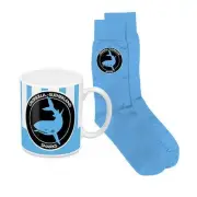 Cronulla Sharks NRL Heritage Mug + Sock Gift Pack