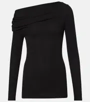 [Givenchy] Givenchy Draped minidress AU 12 black