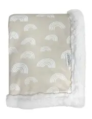 [Bubba Blue] Nordic Velour Cuddle Blanket in Beige