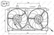 RTG Engine Cooling Fan Fits Peugeot 106 1996-2004 Citroen Saxo 1996-2004