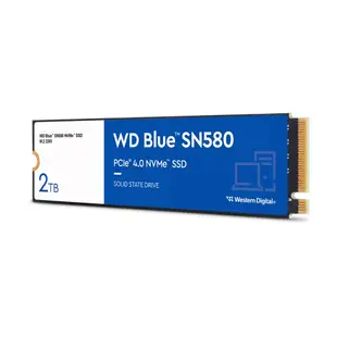 威騰 藍標 WD Blue SN580 NVMe SSD 500G 1T 2T Pcle M.2 2280 固態硬碟