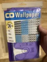 NEW/IN WRAP CD Wallpaper: Holds 24 CDs/DVDs/Games by Audiofile Computer, Purple.