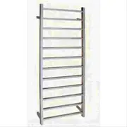 1300*600*110mm 12 Square Bars Heated Towel Rail With Chrome Stainless Steel (304) With Polished Finish