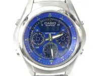 在飛比找Yahoo!奇摩拍賣優惠-[專業模型] 三眼錶 [CASIO EFA-114] 卡西歐