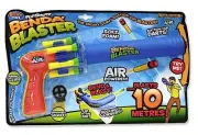 Britz Zing Air Pop Shots Shotz Benda Blaster - Indoor Outdoor Fun - 4 Foam Darts