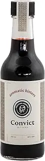 Convict Aromatic Bitters, 144 Hour Extraction, 25+ Ingredients with Unique Australian Twist for Intricate, Balanced Flavour, Craft The Ultimate Lemon Lime and Bitters & Cocktail Experience - 250mL