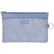 Lihit Lab Mesh Document Wallet B6 Blue