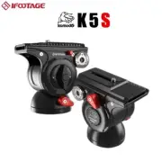 IFOOTAGE Komodo K5S Video Tripod Head for DSLR Camera Tripod Monopod Fluid Drag