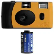 Yashica MF-1 Snapshot Camera Black Orange