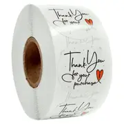 500 pieces / roll baking thank you for buying stickers small goods handmade gift packaging decoration label