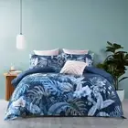 Bianca Kailua Indigo QUEEN Bed Quilt Doona Cover Set.