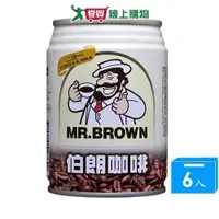 在飛比找ETMall東森購物網優惠-金車伯朗2合1咖啡240ml*6入【愛買】