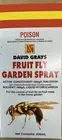 David Garys Fruit Fly Garden Spray 200ml Controls aphids, scale, cabbage moth