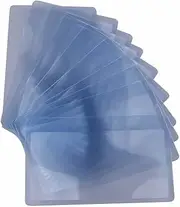 FUCAS Lot of 12 Credit Card Sized Magnifying Lenses. Wholesale Lot - 300% Fresnel Magnifier