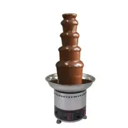 5 Tiers Fondue Celebration Wedding Birthday Heating Chocolate Fountain Machine