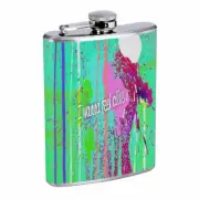 Feel Alive Em1 Flask 8oz Stainless Steel Hip Drinking Whiskey