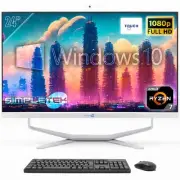 PC All IN One 24 " FHD Touchscreen Win10 8gb 120gb AMD Ryzen 7 Fixed Webcam 2k_