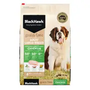 Black Hawk Grain Free Chicken for Large Breed Dog 15Kg