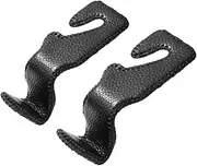 Alipis 2Pcs Car Seat Back Hooks Durable Vehicle Headrest Hangers for Organizing Handbags Umbrellas and Coats Space Saving Auto Backseat Storage