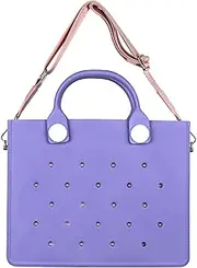 HYB KUAJI EVA Waterproof Beach Bag for Women - Lightweight Sand-proof Shoulder Tote, Quick-Dry for Pool Swim Gym Travel