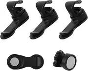 5Pcs Magnetic Blow Clip Water, Plastic Water Blow Tube Clip Black Magnetic Clip for Hydration Hose for Keeping Drinking Valve Tube in Place for Camelbak Osprey