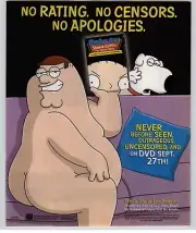 2005 Family Guy Presents The STEWIE GRIFFIN Story Vintage Print Ad Naked Peter