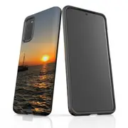 For Samsung Galaxy S20 Case Armour Cover, Sailing Sunset