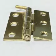 1 Solid Brass Staggered/Drop Leaf Hinge 1-3/4" x 11/16" (closed)