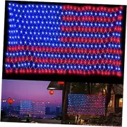 American Flag Light, 420 Super Bright LEDs Net Light 6.6FT*3.3FT 110V Plug In