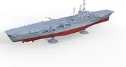 LFC1000609S 1/1000 Military Model Kit Britain Indomitable Aircraft Carriers