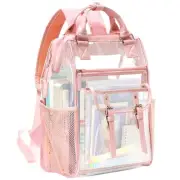 Heavy Duty Clear Backpack for Girls Boys Men Women PVC Transparent Backpacks ...