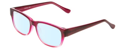 Soho 1007 Women Cateye Blue Light Filter Glasses Purple Fuchia Pink Crystal 52mm