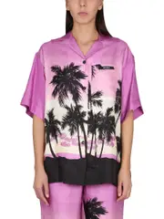 [Palm Angels] Palm Angels-Sunset Print Shirt-Donna 38