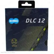 KMC DLC 12-Speed Black & Green Bike Chain 126-Link X12 for Road MTB SRAM Shimano