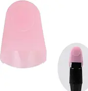 Silica Gel Mouthpiece Cap Durable Mouthpiece Protector for Clarinet/Alto Saxophone Sax Mouthpiece Protective Cap Middle Size(Pink)