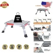 Extra Stable 19" RV Step Stool with Gripper Strips - Perfect for Kids & Seniors