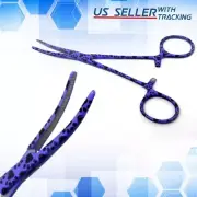 New Deluxe 5.5" Fishing Curved Hemostat Forceps Locking Clamps Stainless Steel