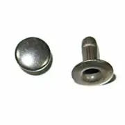 Rapid Rivets Medium 7mm Cap 8mm Post Gunmetal