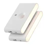 2 Pack Rechargeable Night Lights with Motion Sensor and Dusk to Dawn Sensor, ...