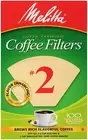 Melitta 622752, Super Premium, Natural Brown, Coffee Filters, #2 Cone, 100 Count