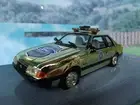 1/43 White Rose Collectables Ford Mustang Police Gold Plated