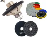1 1/4" Ogee bullnose Hand Profiler 25 concrete granite marble polish pad buffer