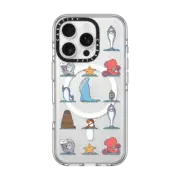 iPhone 16 Pro Clear Case MagSafe Compatible World Oceans Yoga