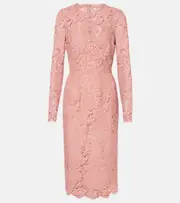 [Dolce & Gabbana] Dolce & Gabbana Lace midi dress AU 14 pink