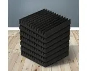 Alpha Acoustic Foam 40pcs 30x30x5cm Sound Absorption Proofing Panel Studio Wedge