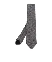 jacquard tie One size Black
