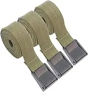 Luxshiny 3Pcs Camping Fastening Straps Press Buckle Lashing Straps for Luggage Tents Mats Tie Down Straps for Outdoor Use