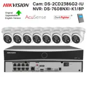 Hikvision 8CH 4K 12MP AcuSense NVR 8MP IP Camera Security CCTV System Mic PoE AU